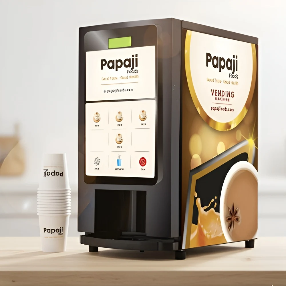 [HBVM04] 4 Options Direct line Hot Beverage Vending machine