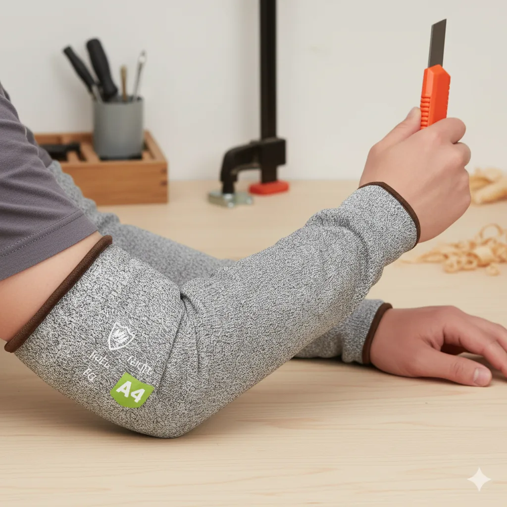 [ASCR04] Arm sleeves cut resistant - Level 4
