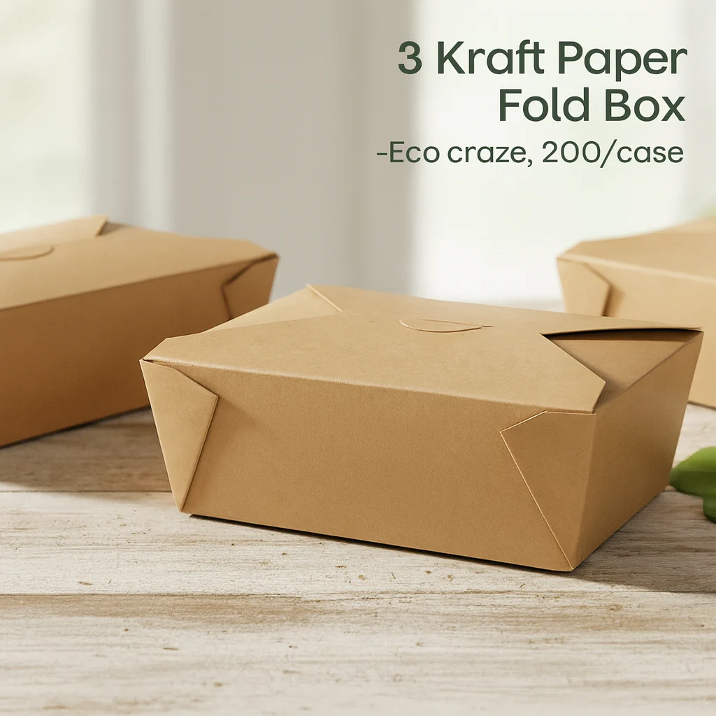  Kraft Paper Fold Box # 2 - Eco craze   