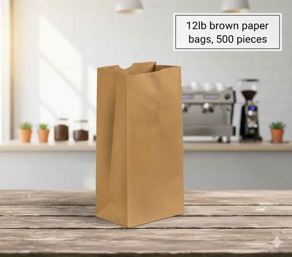 Brown Paper Bag - 20 lb-Printed-Double Sided    