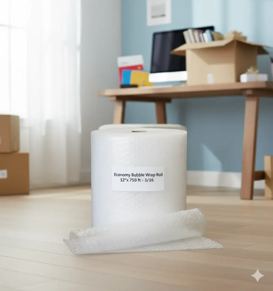 [EBWR12]  Economy Bubble Wrap Roll -12”x 750’ - 3/16" 