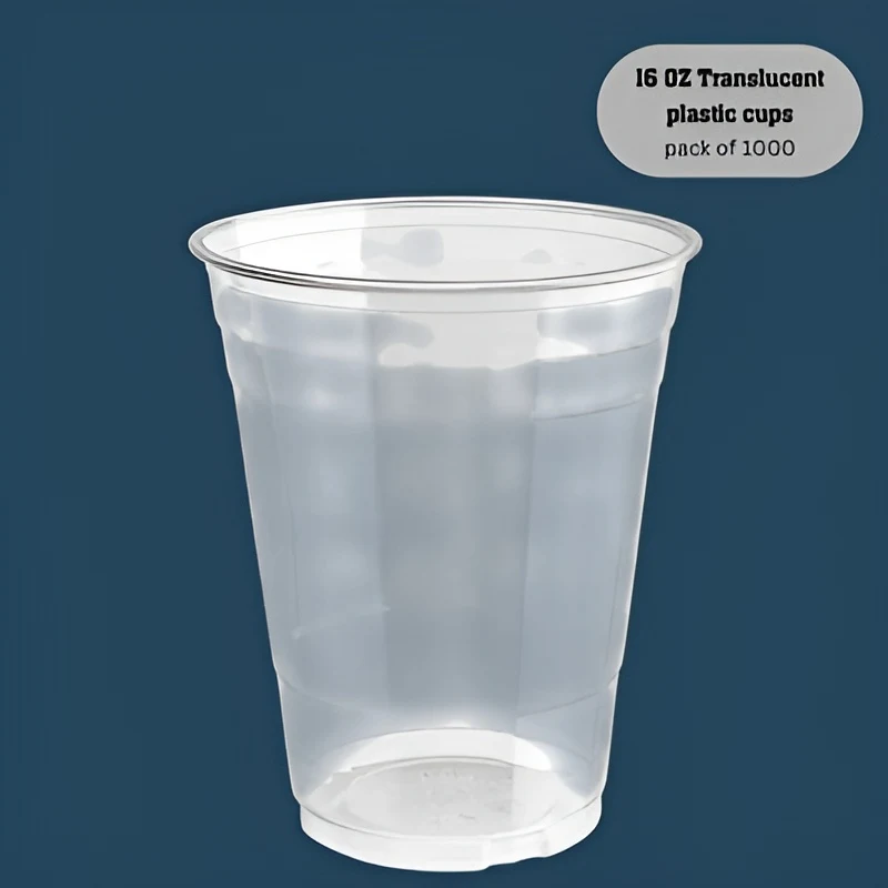 [TRPC16] Clear Pet Plastic Cup - Morning Dew - 16oz  