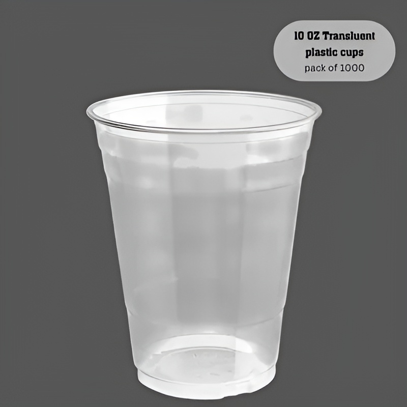 [TRPC10]  Clear Pet Plastic Cup - Morning Dew - 10oz 