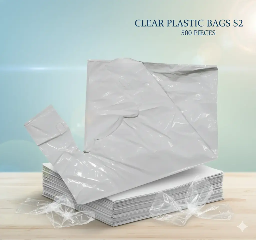 [CLPB02]  Clear Plastic Bags- S2  