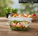 Plastic Hinged Deli Container - 32 oz  