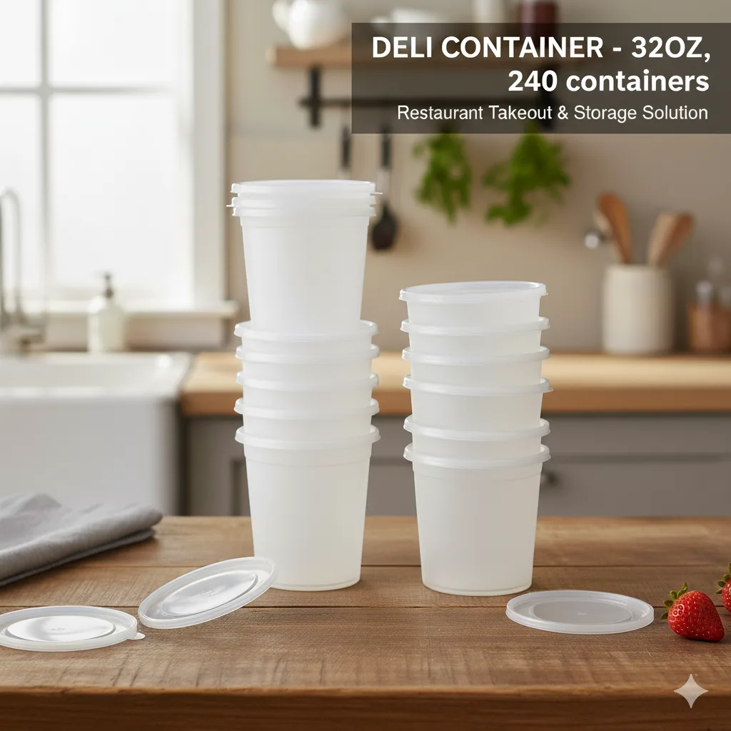 [DECO32] Deli Container with Lids Combo-32 oz  