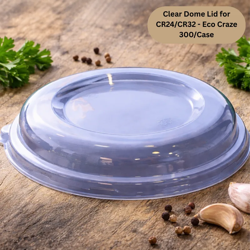 [CLDL24] Clear Dome Lid - CR24/CR32- Eco Craze 