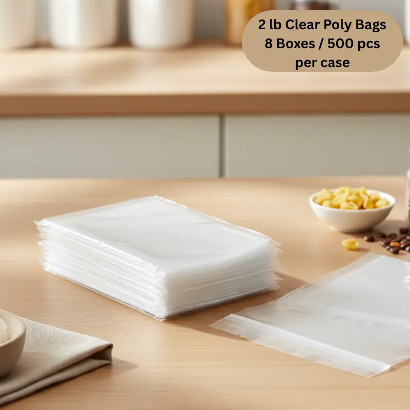 Clear Poly Bag -2 lb 