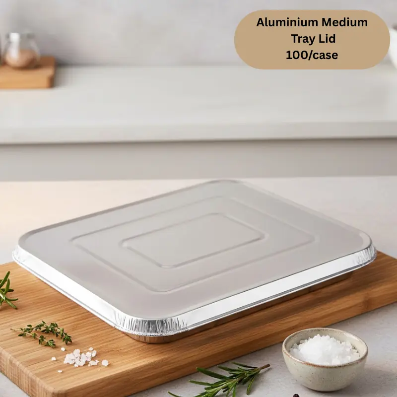 [AFTL02] Aluminium Foil Tray - Half Size Lids