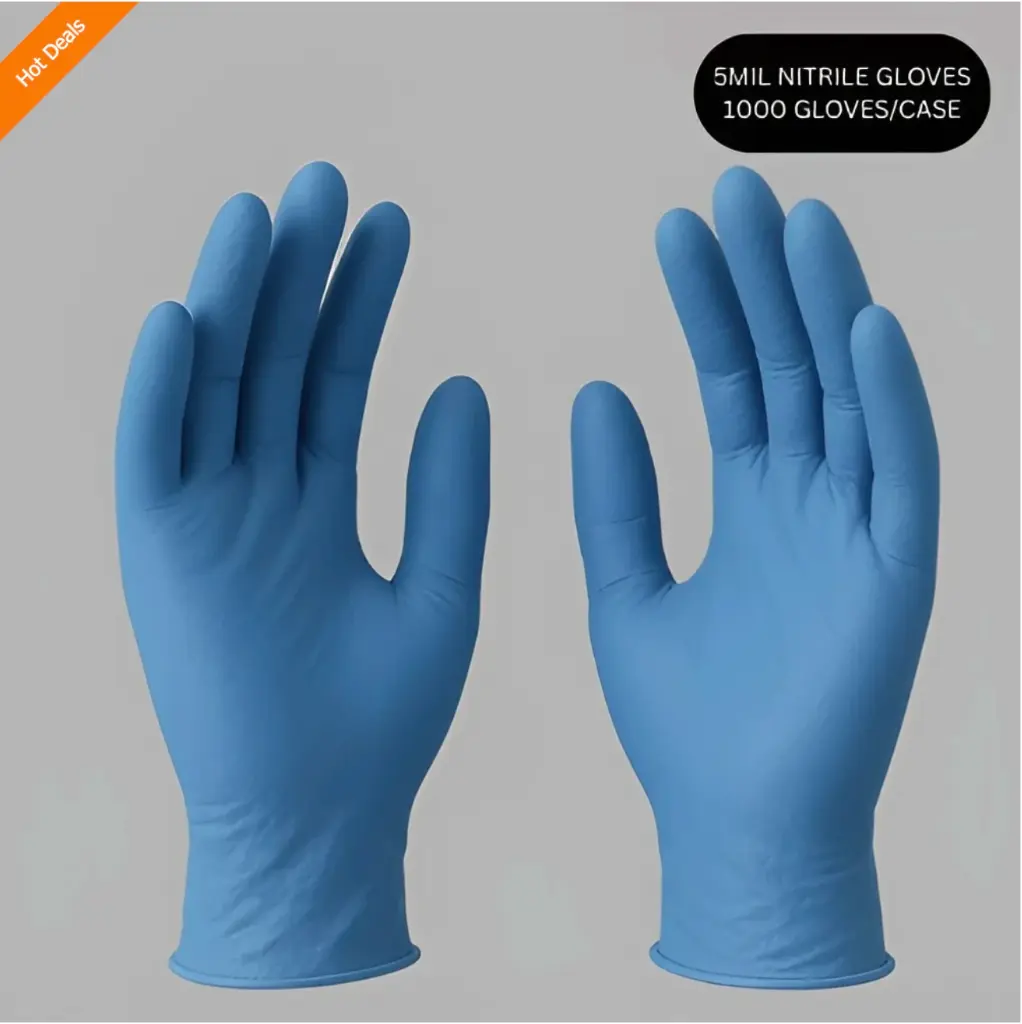 Nitrile Glove -  5 Mil - Touchflex (Small, Blue)
