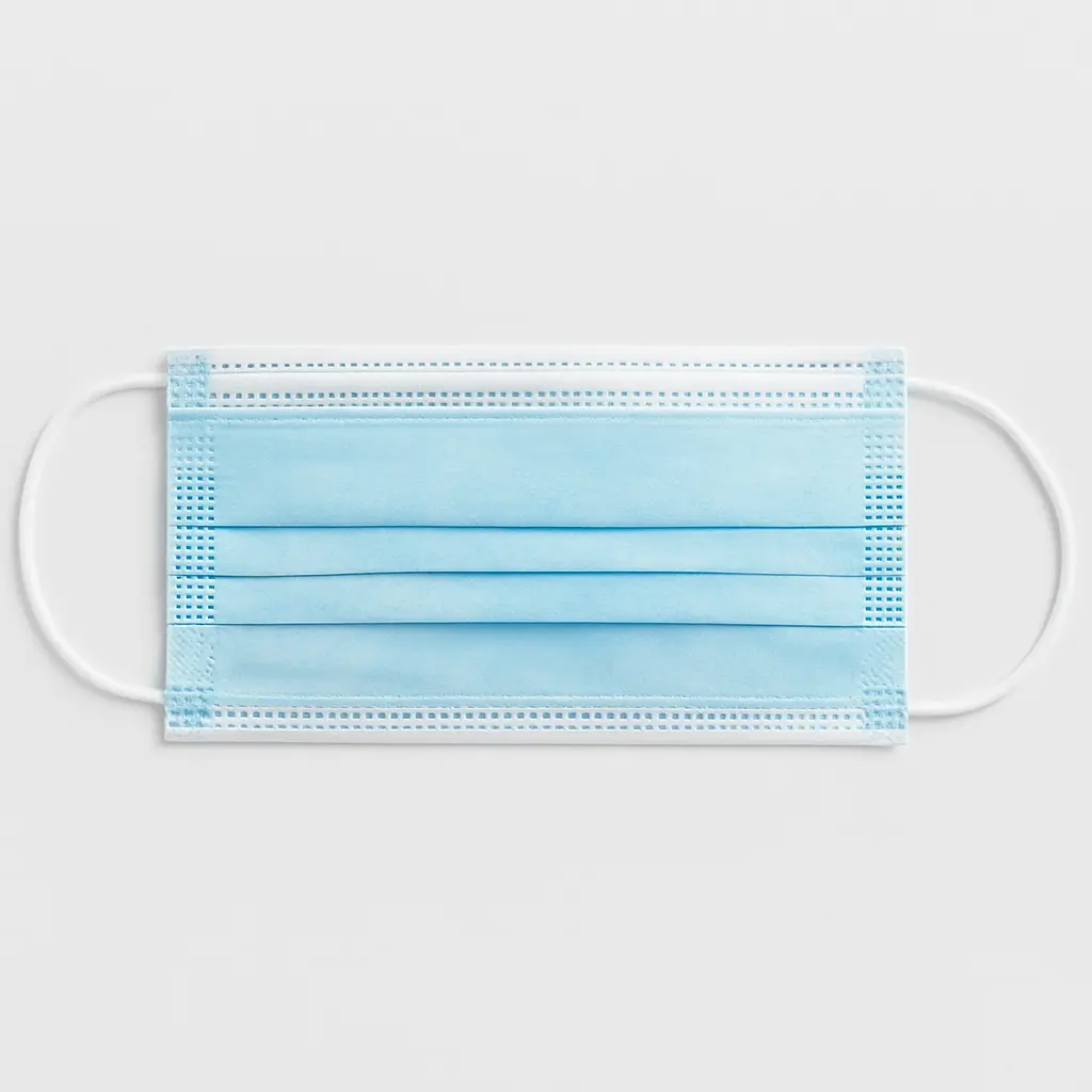 [40 boxes/2000 pcs/case] 3 Ply Disposable Mask - Blue -  ASTM  