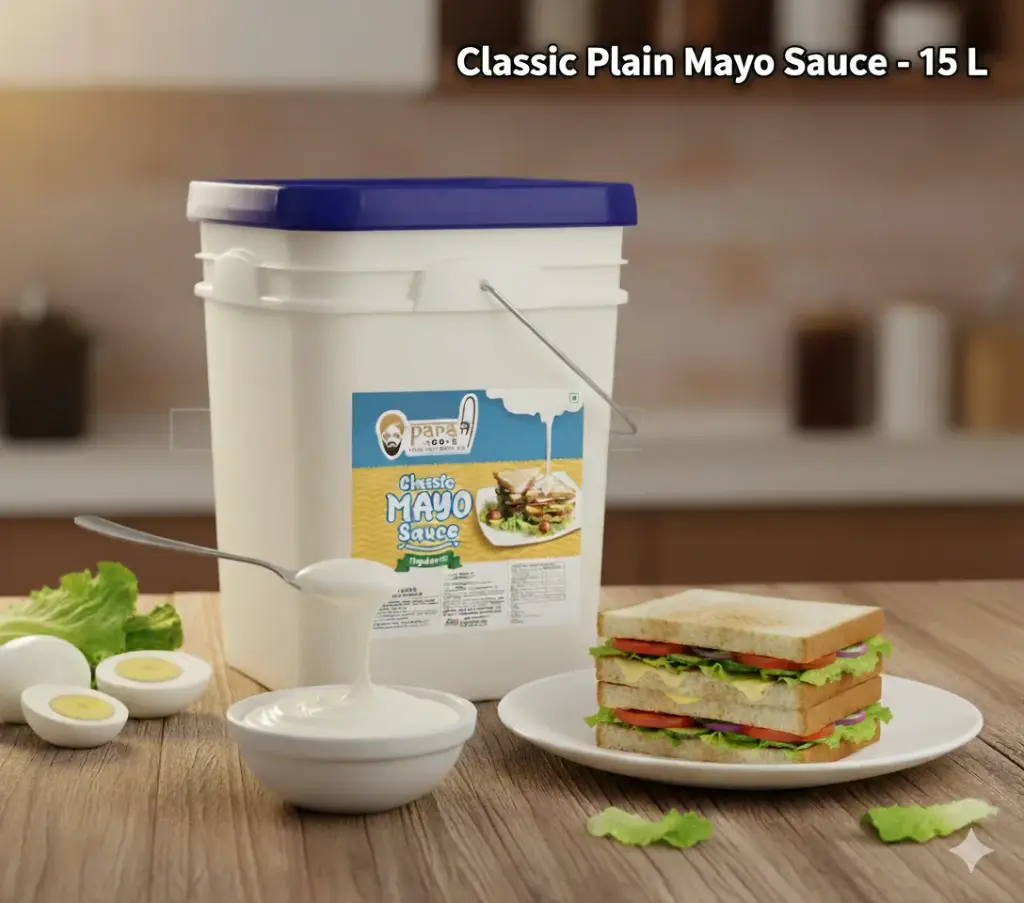 [DEFAULT91] Classic Plain Mayo Sauce Bucket - Vegan